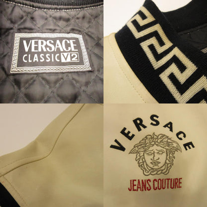 VERSACE | VERSACE Varsity Jacket White Size: Unknown