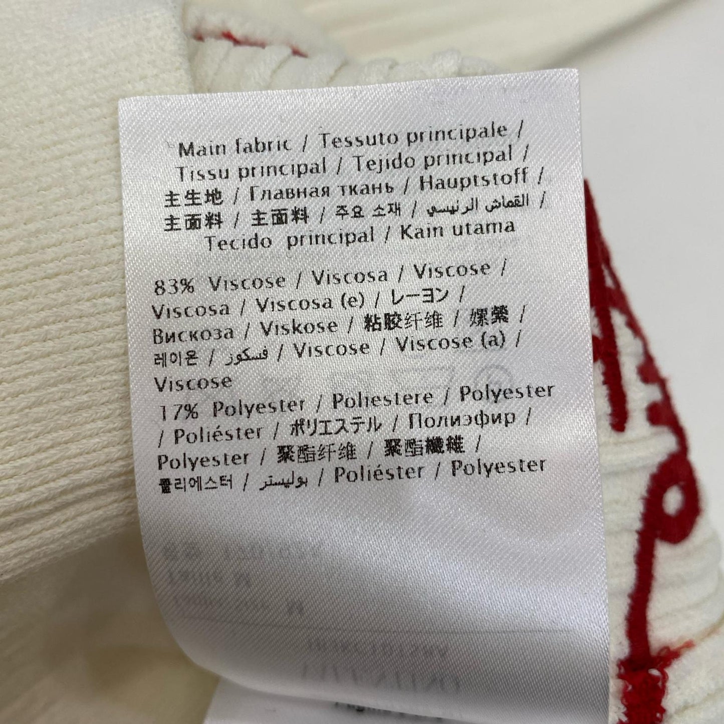 Valentino | ヴァレンチノ Embroidered Logo Ribbed Jumper ニット TB3KC10T58A 2020AW ホワイト サイズ：M【姫路東店】