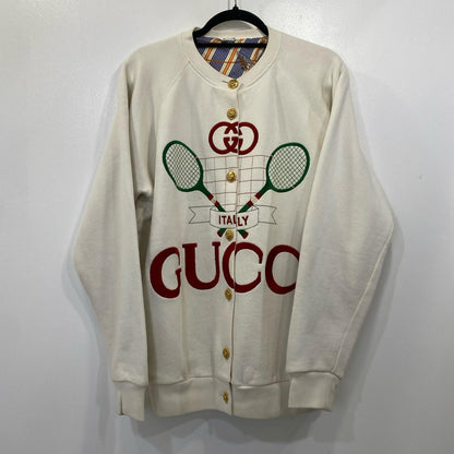 GUCCI | Gucci Gucci Tennis Cardigan 581165 White Size: XS