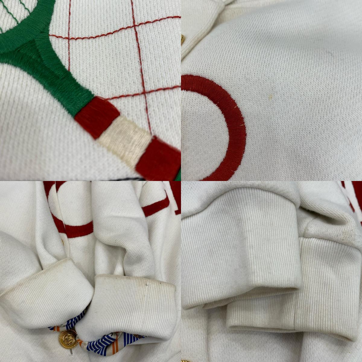 GUCCI | Gucci Gucci Tennis Cardigan 581165 White Size: XS