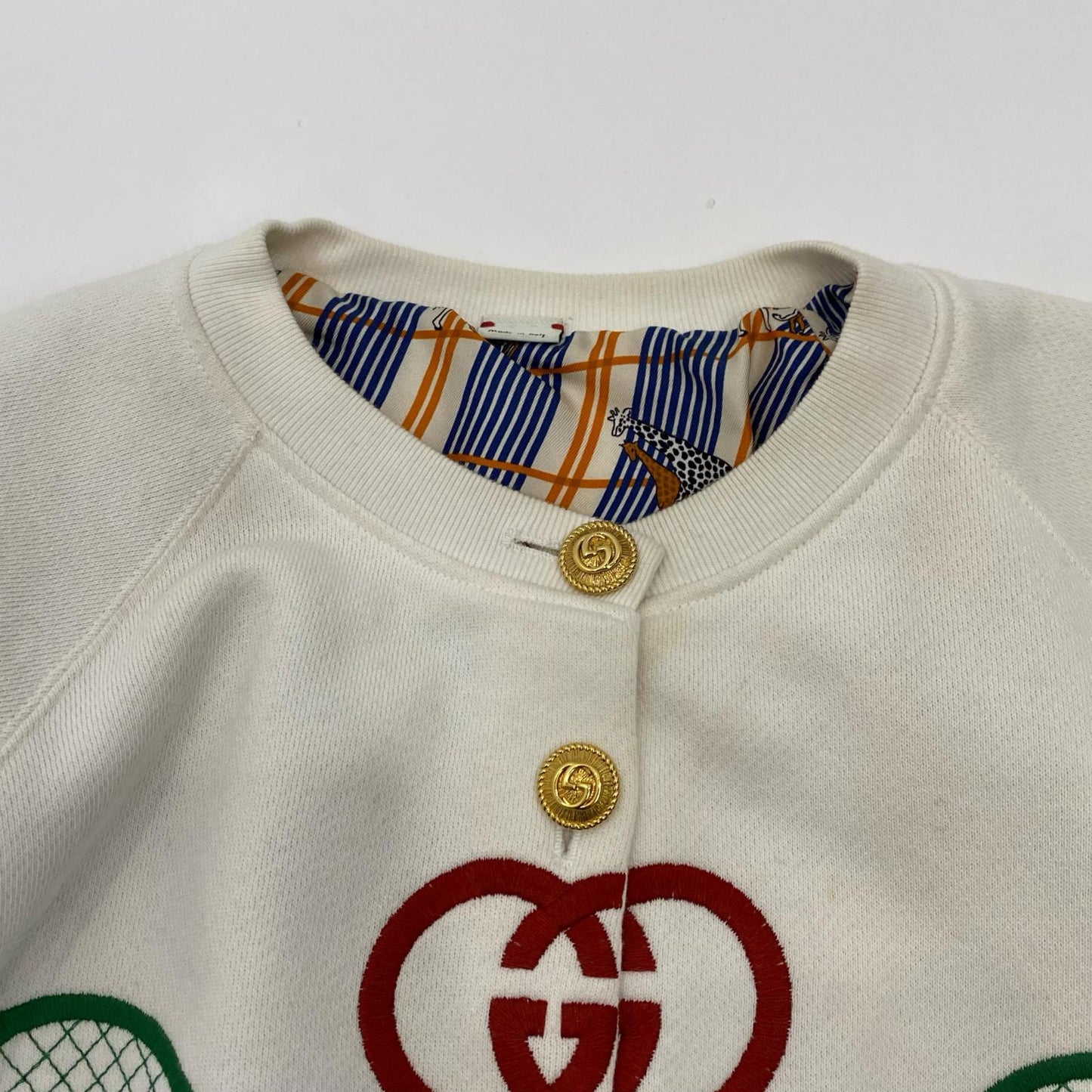 GUCCI | Gucci Gucci Tennis Cardigan 581165 White Size: XS