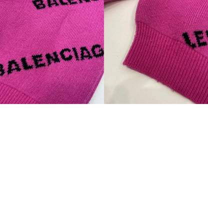 BALENCIAGA | Balenciaga Jacquard Logo Knit 510243 Pink Size: 34