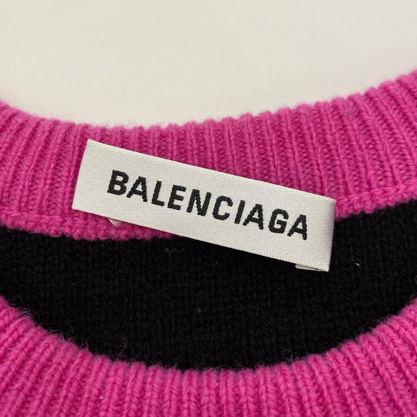 BALENCIAGA | Balenciaga Jacquard Logo Knit 510243 Pink Size: 34