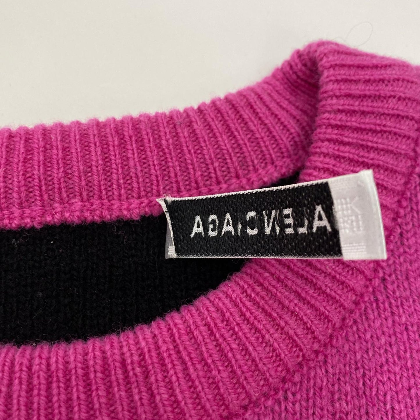 BALENCIAGA | Balenciaga Jacquard Logo Knit 510243 Pink Size: 34