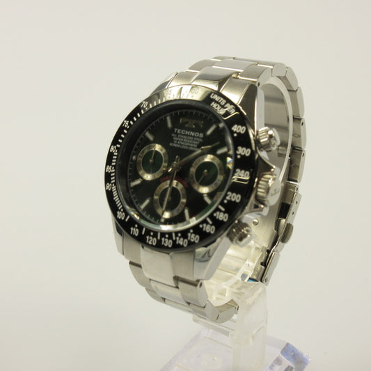 【中古】TECHNOS | テクノス 腕時計 T4C02 シルバー