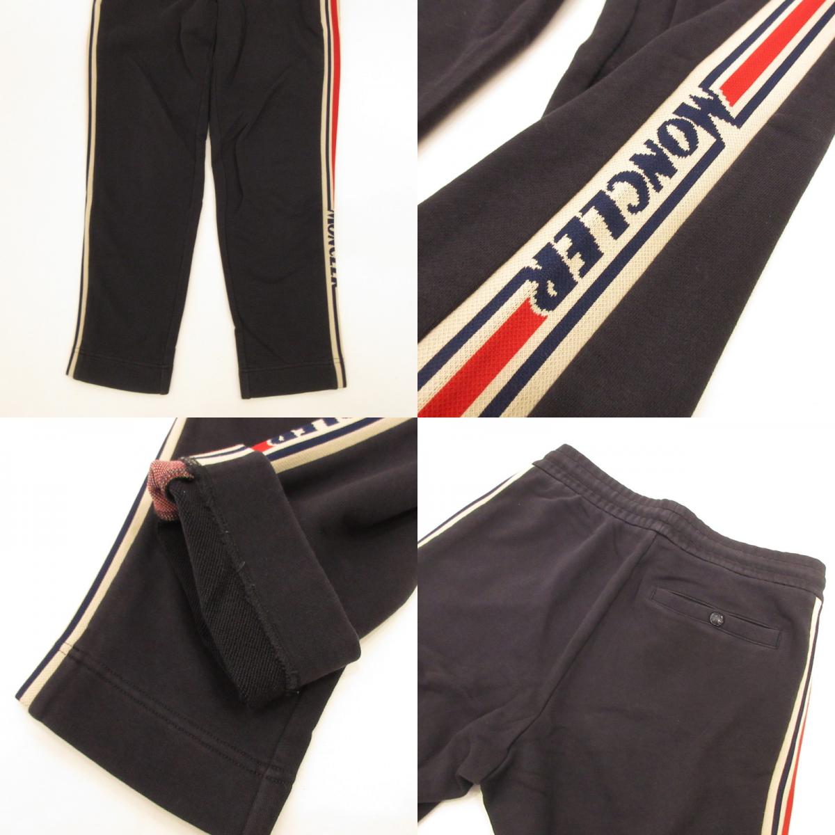 【中古】MONCLER | モンクレール PANTALONE TROUSERS パンツ F10918H70200 国内正規品 ネイビー サイズ：XS