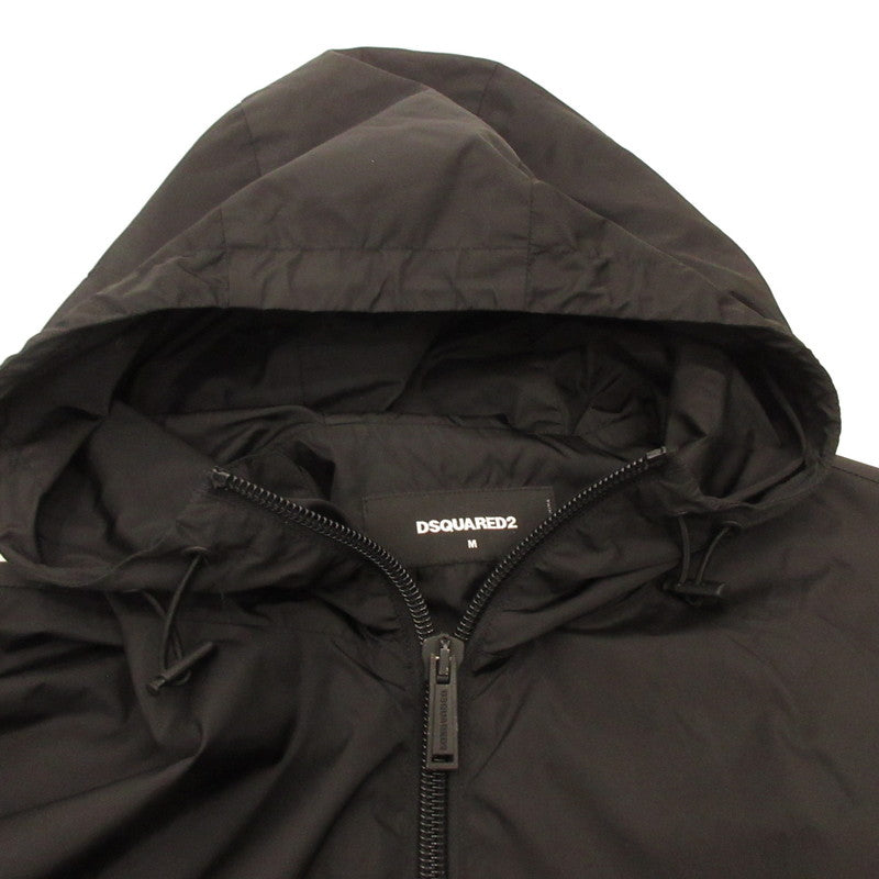 DSQUARED2 | Dsquared2 Nylon Zipped Jacket S79AM0004 Genuine Product Black Size: M