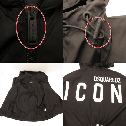 DSQUARED2 | Dsquared2 Nylon Zipped Jacket S79AM0004 Genuine Product Black Size: M