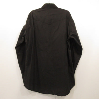 Wrangler | Wrangler Western Long Sleeve Shirt Year: 80s Black
