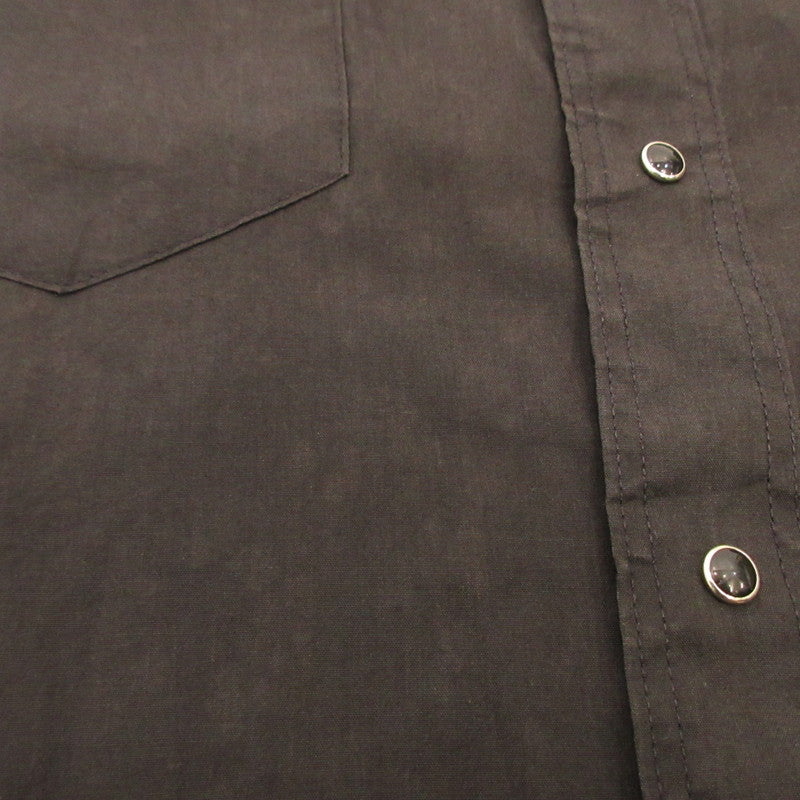 Wrangler | Wrangler Western Long Sleeve Shirt Year: 80s Black