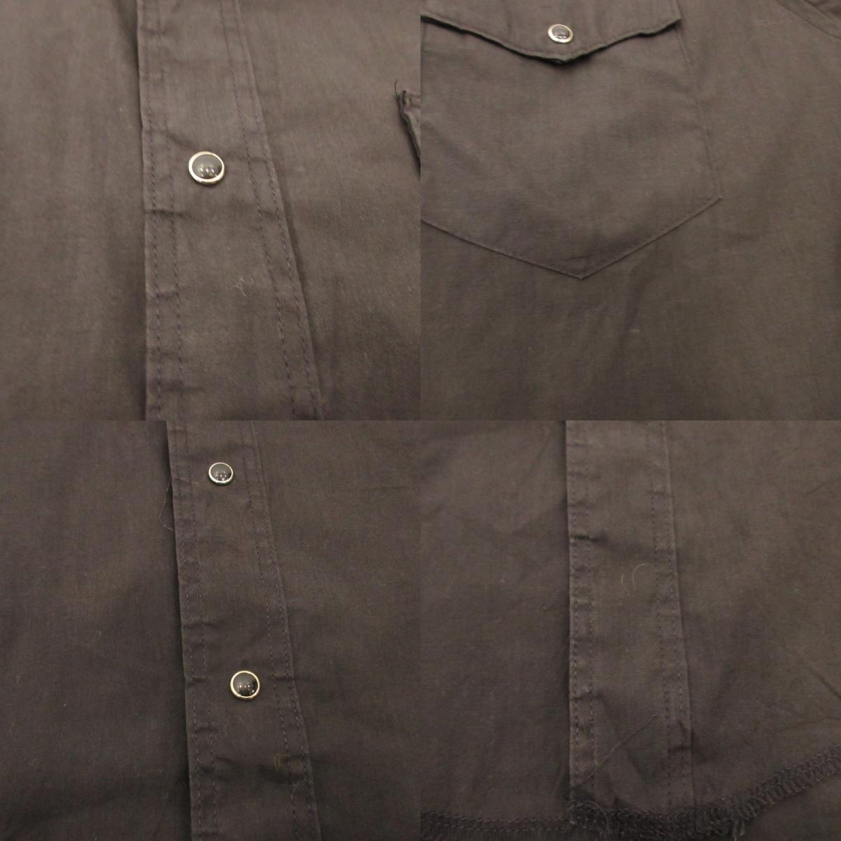Wrangler | Wrangler Western Long Sleeve Shirt Year: 80s Black