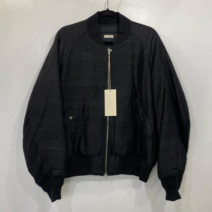 【中古】LIDNM | リドム WILD SILK L2-B ブルゾン lm24aw04631 ブラック サイズ：M