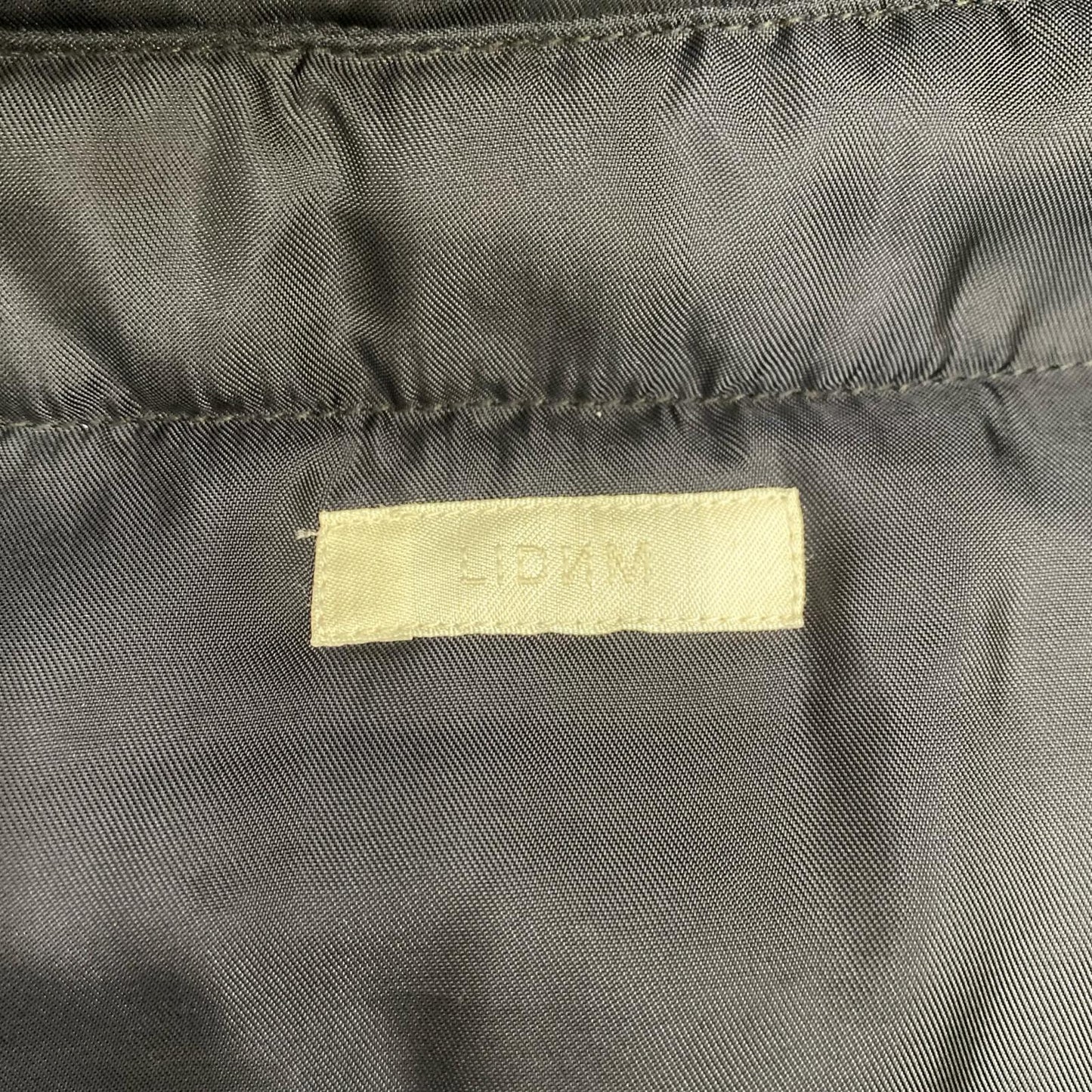 【中古】LIDNM | リドム WILD SILK L2-B ブルゾン lm24aw04631 ブラック サイズ：M