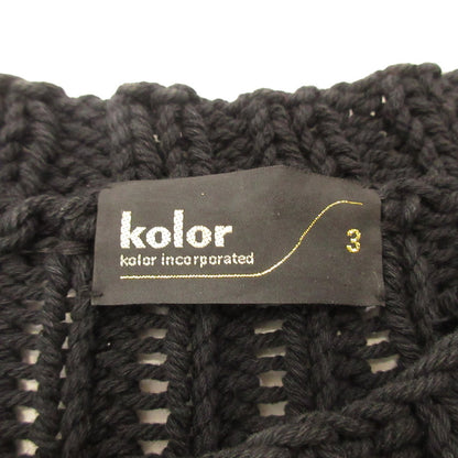 kolor | kolor Sweater 12SCM-N07303 Black Size: 3
