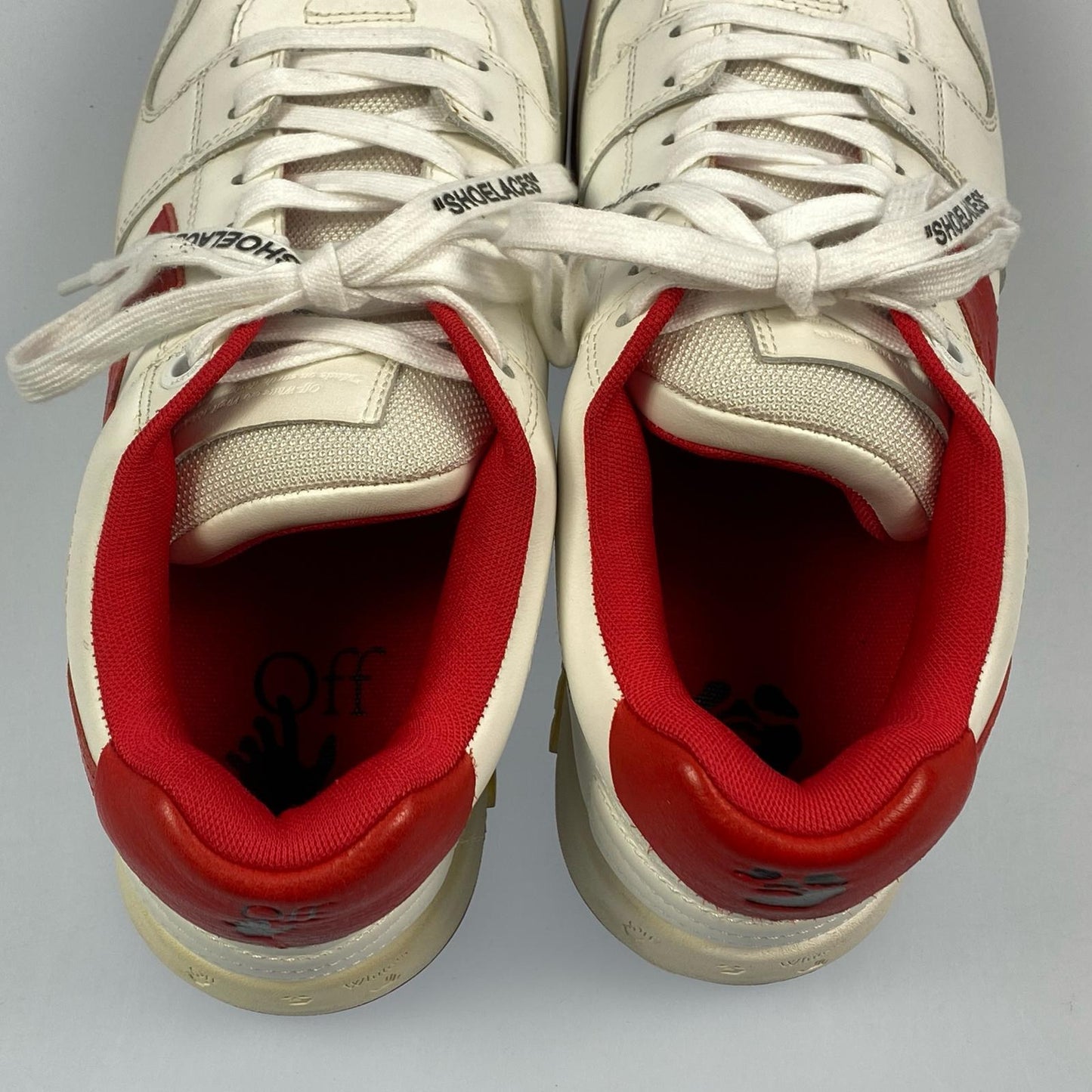 OFF-WHITE | オフホワイト OUT OF OFFICE スニーカー OMIA189F20LEA0010125 EU44 ホワイト【姫路東店】