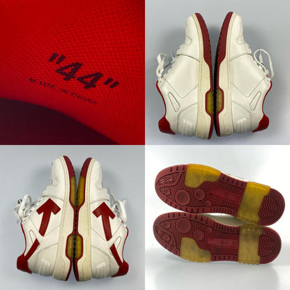 OFF-WHITE | オフホワイト OUT OF OFFICE スニーカー OMIA189F20LEA0010125 EU44 ホワイト【姫路東店】