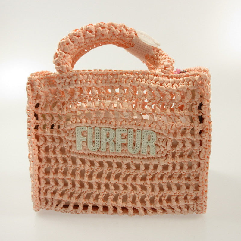 furfur | furfur Raffia Logo Tote Bag Other Bags RWGB252504 Pink