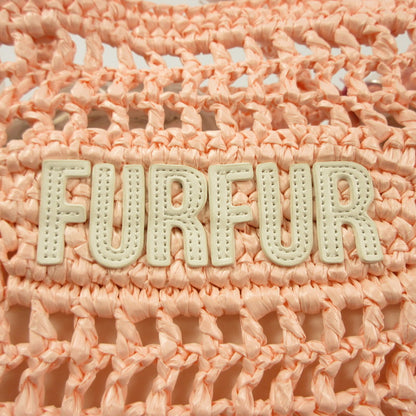 furfur | furfur Raffia Logo Tote Bag Other Bags RWGB252504 Pink