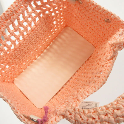 furfur | furfur Raffia Logo Tote Bag Other Bags RWGB252504 Pink