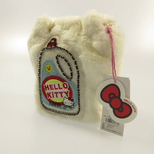 【中古】furfur | ファーファー HELLO KITTYエコファーショルダーバッグ ショルダーバッグ RWGB261505 ホワイト