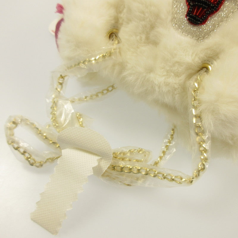 【中古】furfur | ファーファー HELLO KITTYエコファーショルダーバッグ ショルダーバッグ RWGB261505 ホワイト