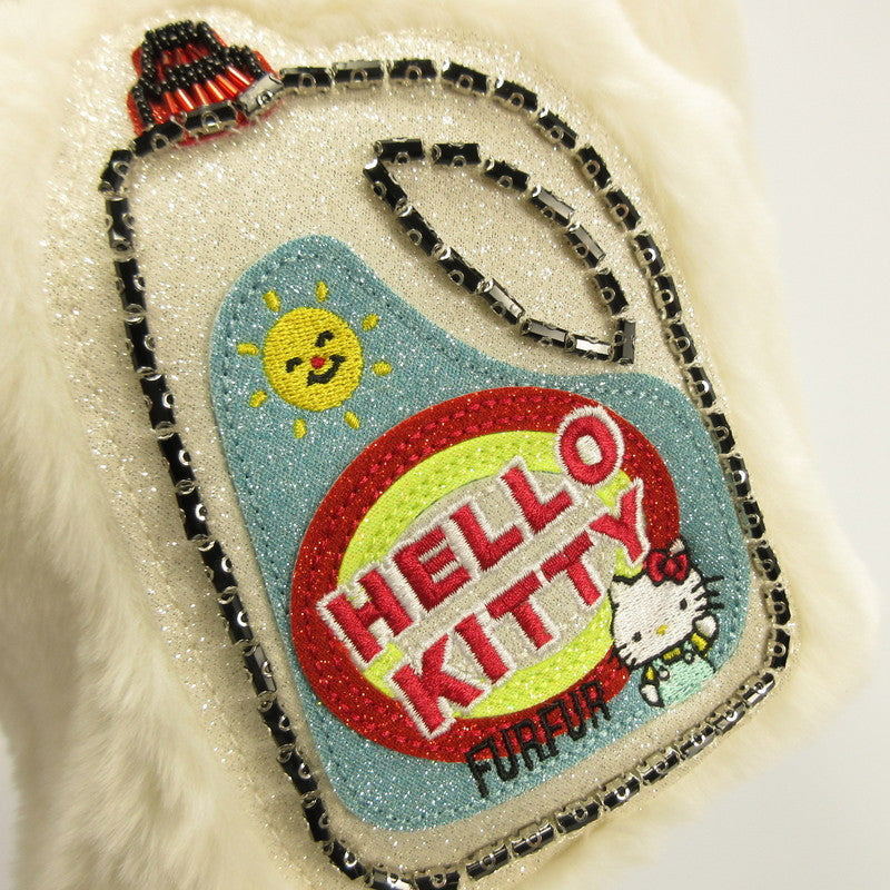 【中古】furfur | ファーファー HELLO KITTYエコファーショルダーバッグ ショルダーバッグ RWGB261505 ホワイト