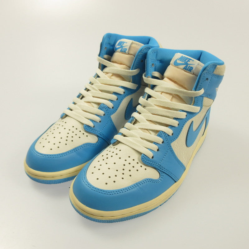 Used] NIKE | Nike AIR JORDAN 1 RETRO HIGH OG Sneakers DZ5485-402 Light Blue 26.5cm