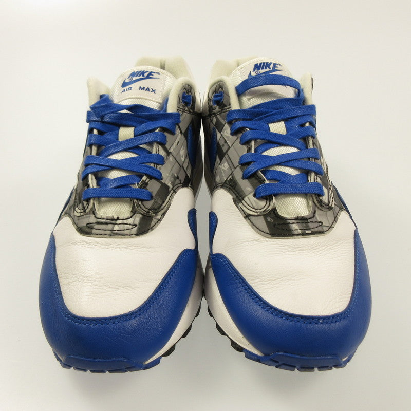 NIKE | Nike AIR MAX 1 PRNT Sneakers AQ0927-100 Blue 27cm