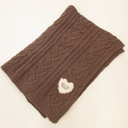 gelato pique | gelato pique Heart Aran Blanket Other Accessories PWGG251693 Brown