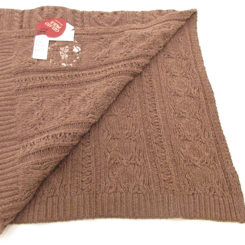 gelato pique | gelato pique Heart Aran Blanket Other Accessories PWGG251693 Brown