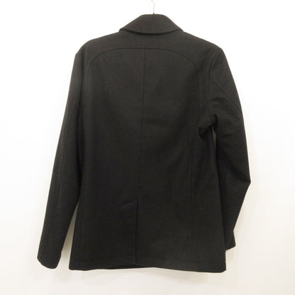 BLACKBARRETT by NEIL BARRETT | Blackbarrett by Neil Barrett Pea Coat R1F82-222-09 Domestic Authentic Black Size: 2
