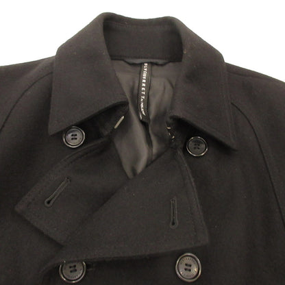 BLACKBARRETT by NEIL BARRETT | Blackbarrett by Neil Barrett Pea Coat R1F82-222-09 Domestic Authentic Black Size: 2