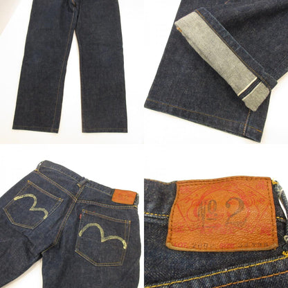 EVISU | EVISU No. 2 White Gull Denim Pants Lot 2000 Navy Size: 34