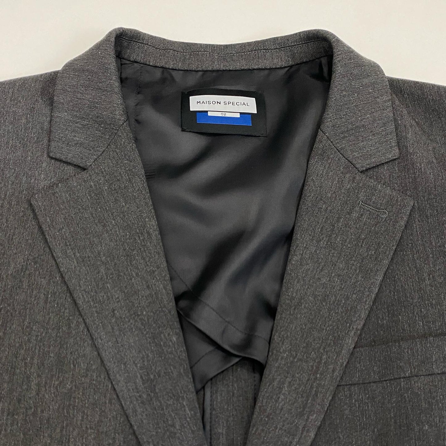 MAISON SPECIAL | メゾンスペシャル Wool Like Regular-Over Set Up セットアップ 11259111202 2025A/W チャコールグレー サイズ：2【姫路東店】