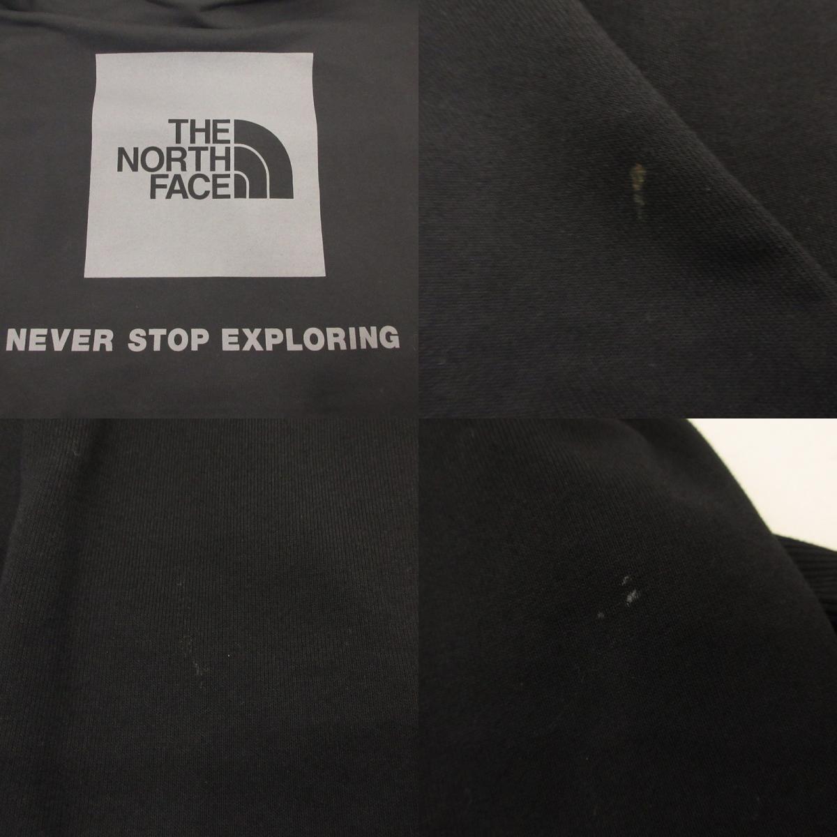 【中古】THE NORTH FACE | ザ・ノースフェイス BACK SQUARE LOGO HOODIE パーカー NT62533 ブラック サイズ：M【姫路東店】