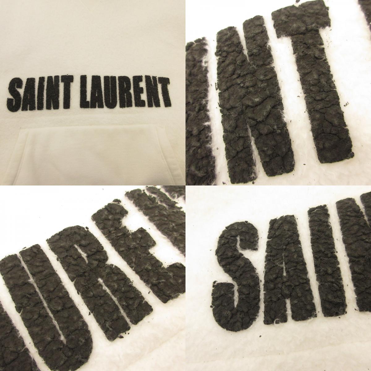 SAINT LAURENT | Saint Laurent Hoodie 729852 Domestic genuine product White Size: M