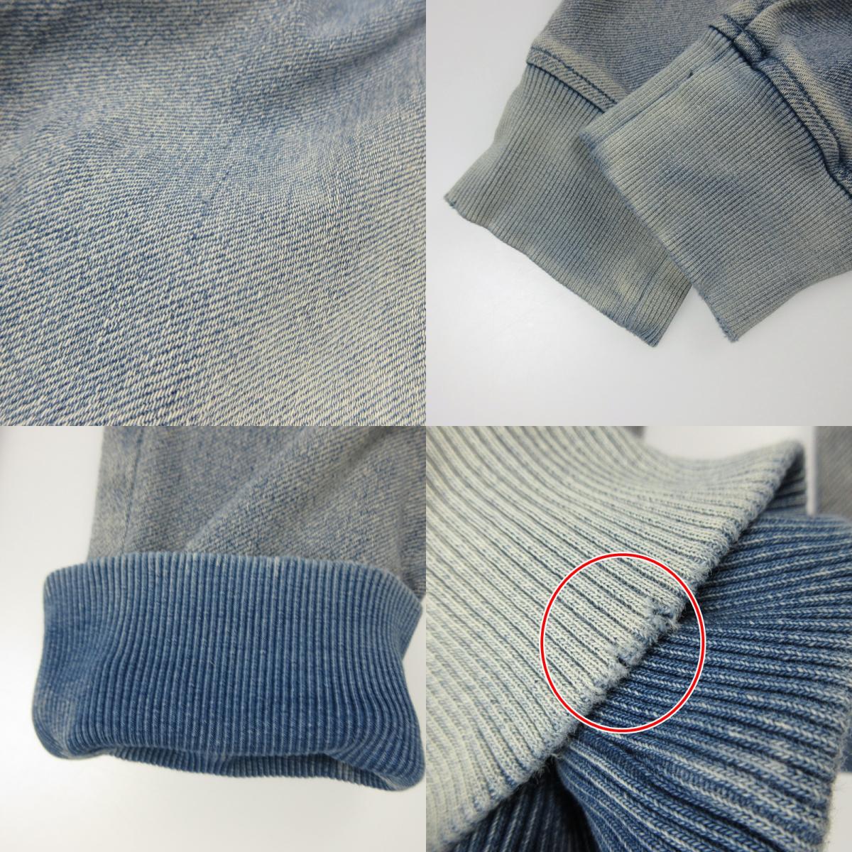 Indigo Easy Denim Pants SLH-22AW001 Blue Size: M
