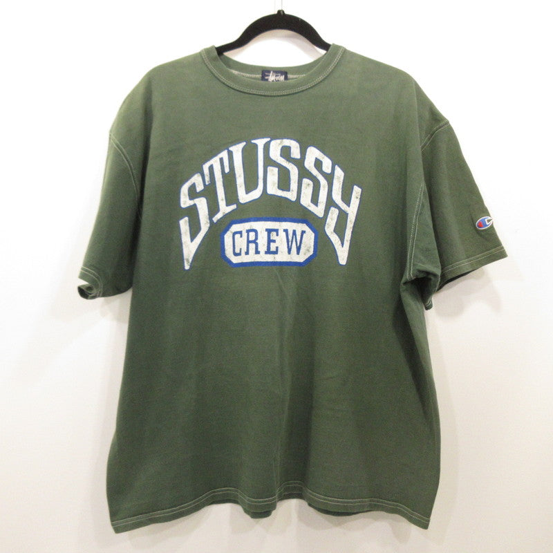 STUSSY | Stussy Short Sleeve T-Shirt Green Size: L