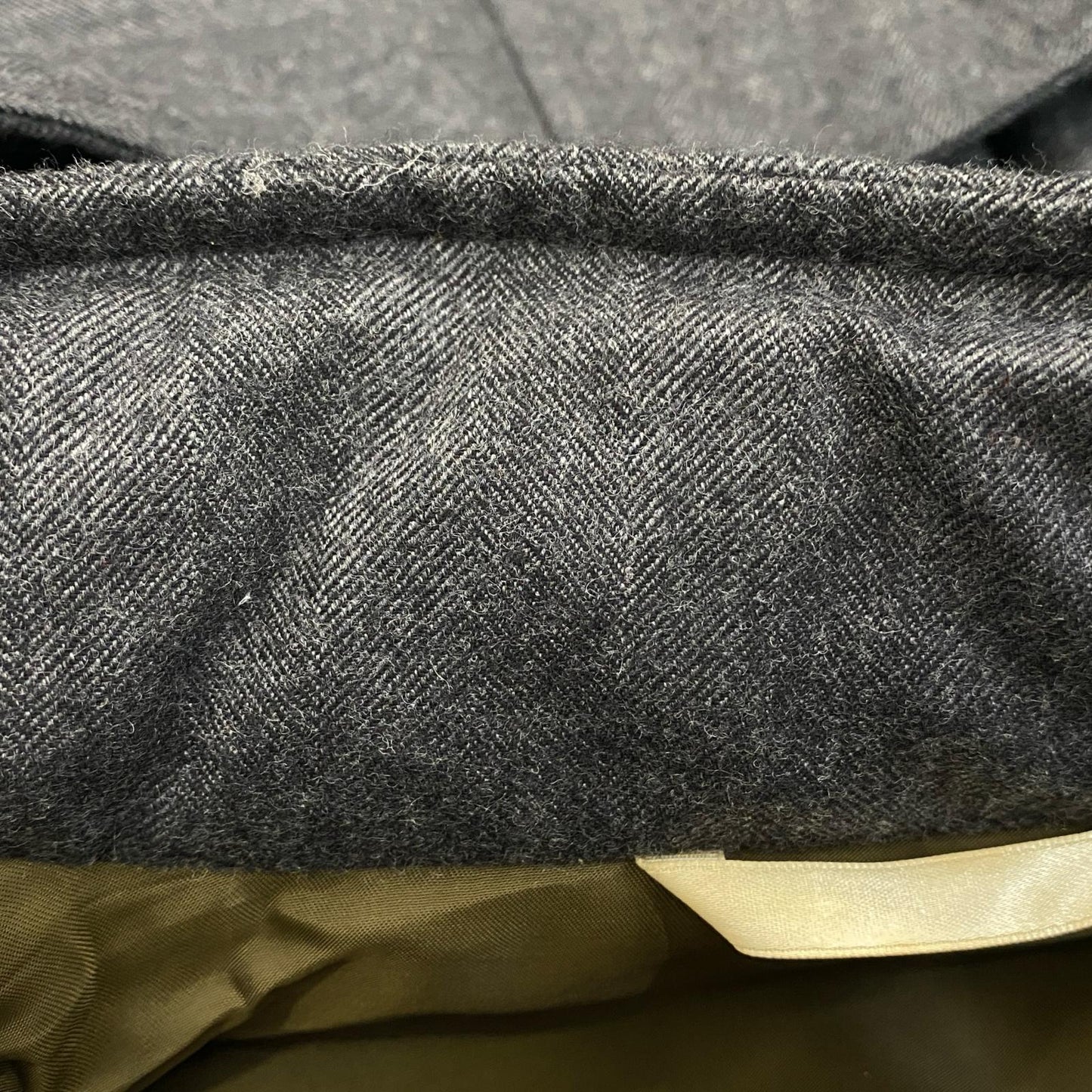 Paul Smith | ポール・スミス HERRINGBONE WOOL DOWN ダウンジャケット 234179 サンプルタグ グレー サイズ：L【姫路東店】