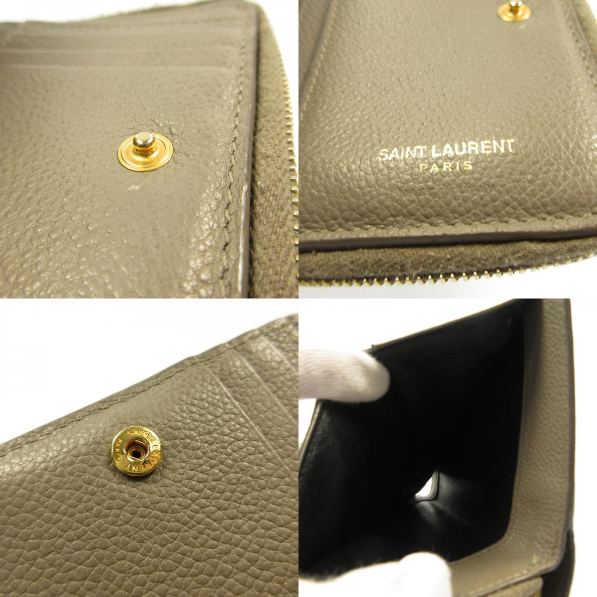 SAINT LAURENT | Saint Laurent Compact Zip Wallet YSL Line Long Wallet 532867