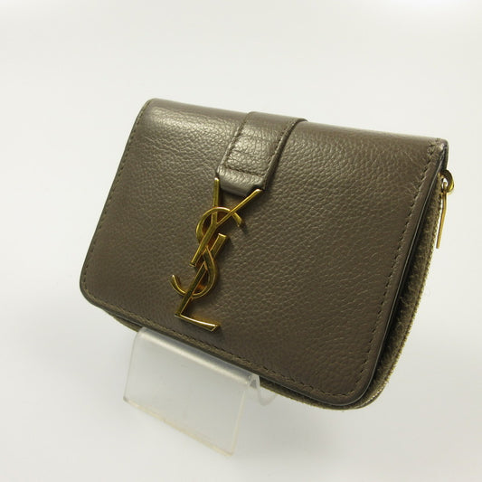 SAINT LAURENT | サンローラン コンパクトジップウォレット YSL ライン 長財布 532867