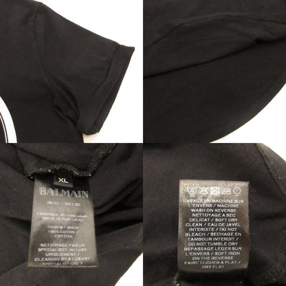 BALMAIN | Balmain Coin Logo T-shirt Short-sleeved T-shirt RH01135I130 Black Size: XL