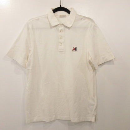 MONCLER | モンクレール MAGLIA POLO MANICA CORTA ポロシャツ F20918A71800 国内正規品 ホワイト サイズ：M