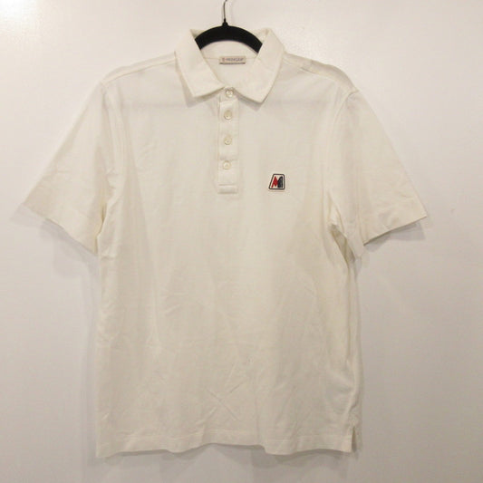 MONCLER | モンクレール MAGLIA POLO MANICA CORTA ポロシャツ F20918A71800 国内正規品 ホワイト サイズ：M