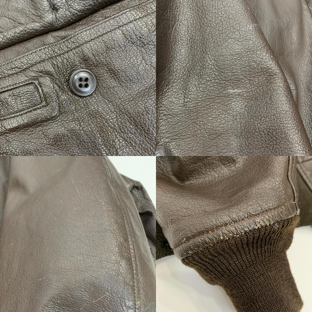 MILITARY衣料 | ミリタリーイリョウ G-1 U.S.NAVY ブルゾン 8415-268-7801 70s STAR SPORTS WEAR社 ブラウン サイズ：44【姫路東店】