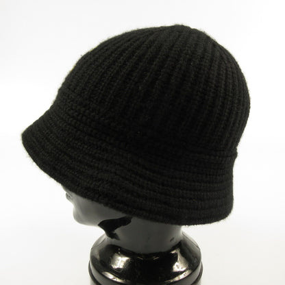 CELINE | Celine Triomphe Crocheted Bucket Hat / Cashmere Hat 2A80T384D.38NO Authentic Domestic Product Black