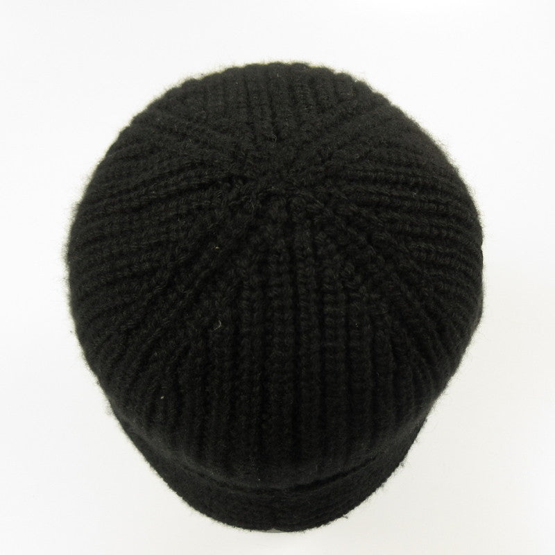 CELINE | Celine Triomphe Crocheted Bucket Hat / Cashmere Hat 2A80T384D.38NO Authentic Domestic Product Black