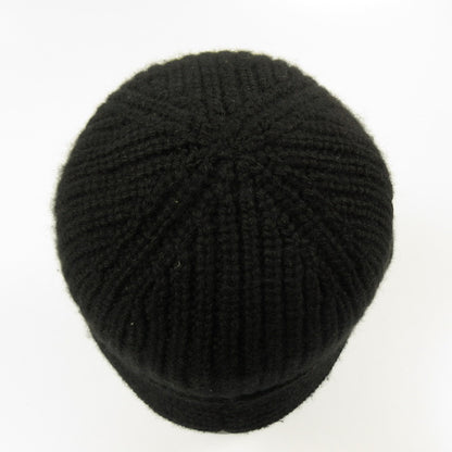 CELINE | Celine Triomphe Crocheted Bucket Hat / Cashmere Hat 2A80T384D.38NO Authentic Domestic Product Black