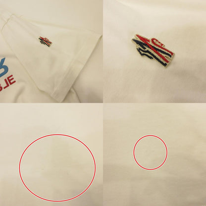 MONCLER | Moncler T-SHIRT MANICA CORTA Short Sleeve T-Shirt J10978C00003 Genuine Product White Size: M