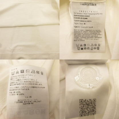 MONCLER | Moncler T-SHIRT MANICA CORTA Short Sleeve T-Shirt J10978C00003 Genuine Product White Size: M